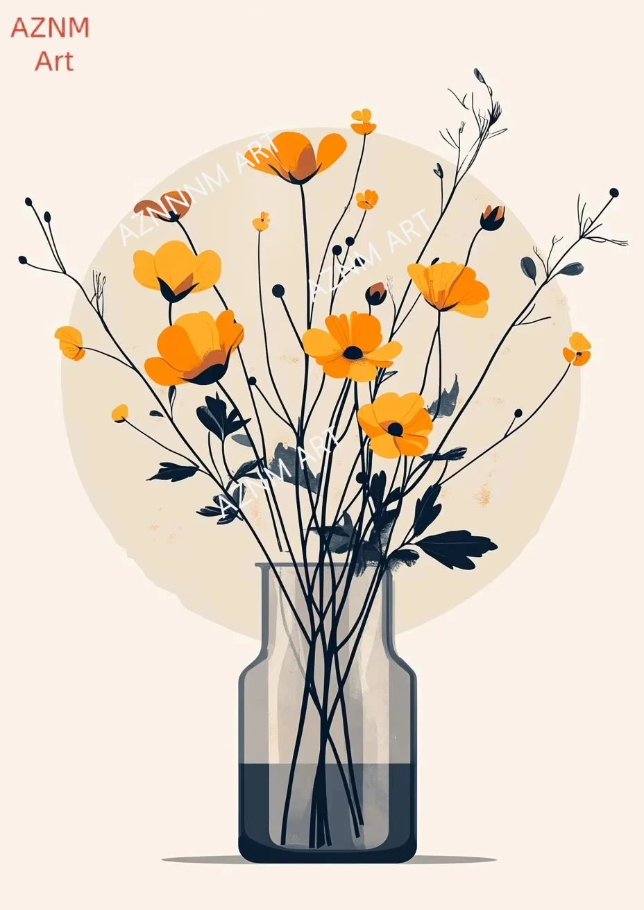 Malerei-Geschenk für Erwachsene Schöne Vase Malen nach Zahlen Einzigartiges Geschenk Wohndekor Leinwandmalerei