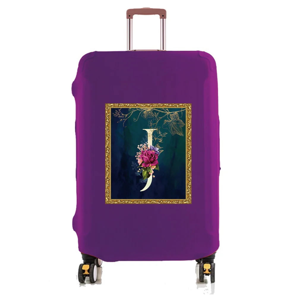 Fundas protectoras para equipaje de maleta de viaje, cubierta antipolvo reutilizable a prueba de arañazos, serie con patrón de flores, en stock