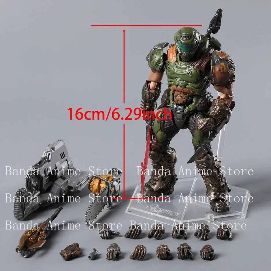 Op voorraad Figma SP-140 Doom Slayer Action Figure Beeldje Collectible Model Doll Toy Gifts