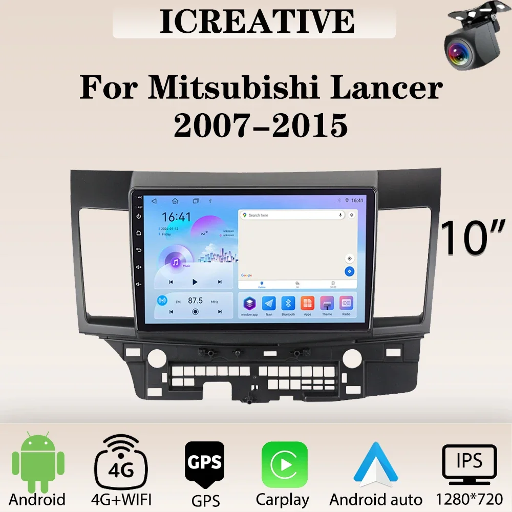 

Автомагнитола на Android для Mitsubishi Lancer 2007 - 2015 Carplay мультимедийный плеер 2din стерео автоаудио головное устройство 9 ''навигация GPS