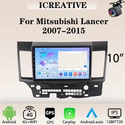 Android Car Radio for Mitsubishi Lancer 2007 - 2015 Carplay Multimedia Player 2din Stereo Autoaudio Head Unit 9'' Navigation GPS