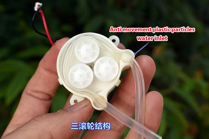 Micro Peristaltic Pump DC 5V 6V Small Mini 500 Geared Motor Dosing Viscous Liquid Squeezing Water Pump for Lab Ink Sampling