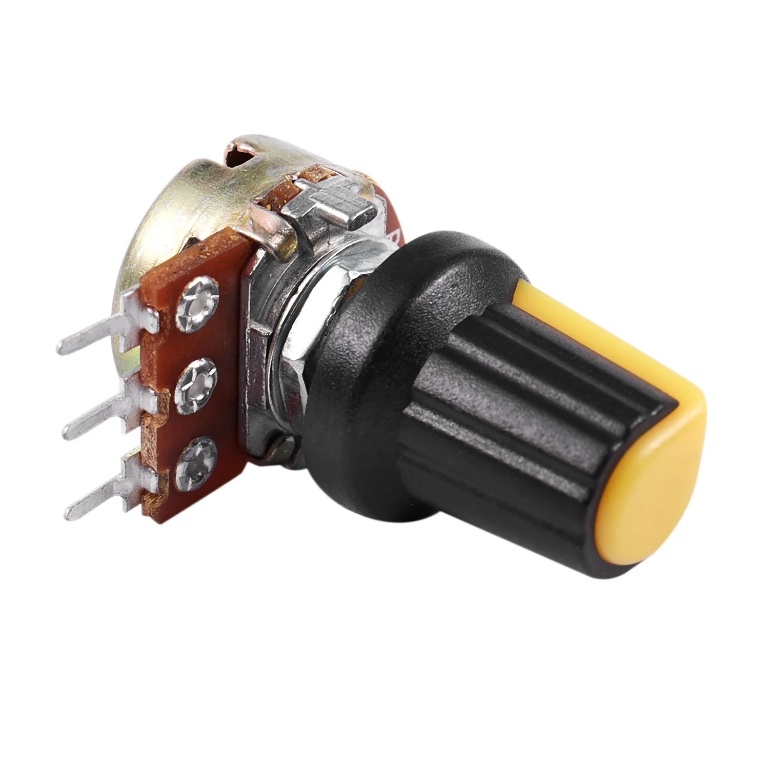 A44T5pcs 10K OHM 3 Terminal Linear Taper Rotary Audio B Type Potentiometer