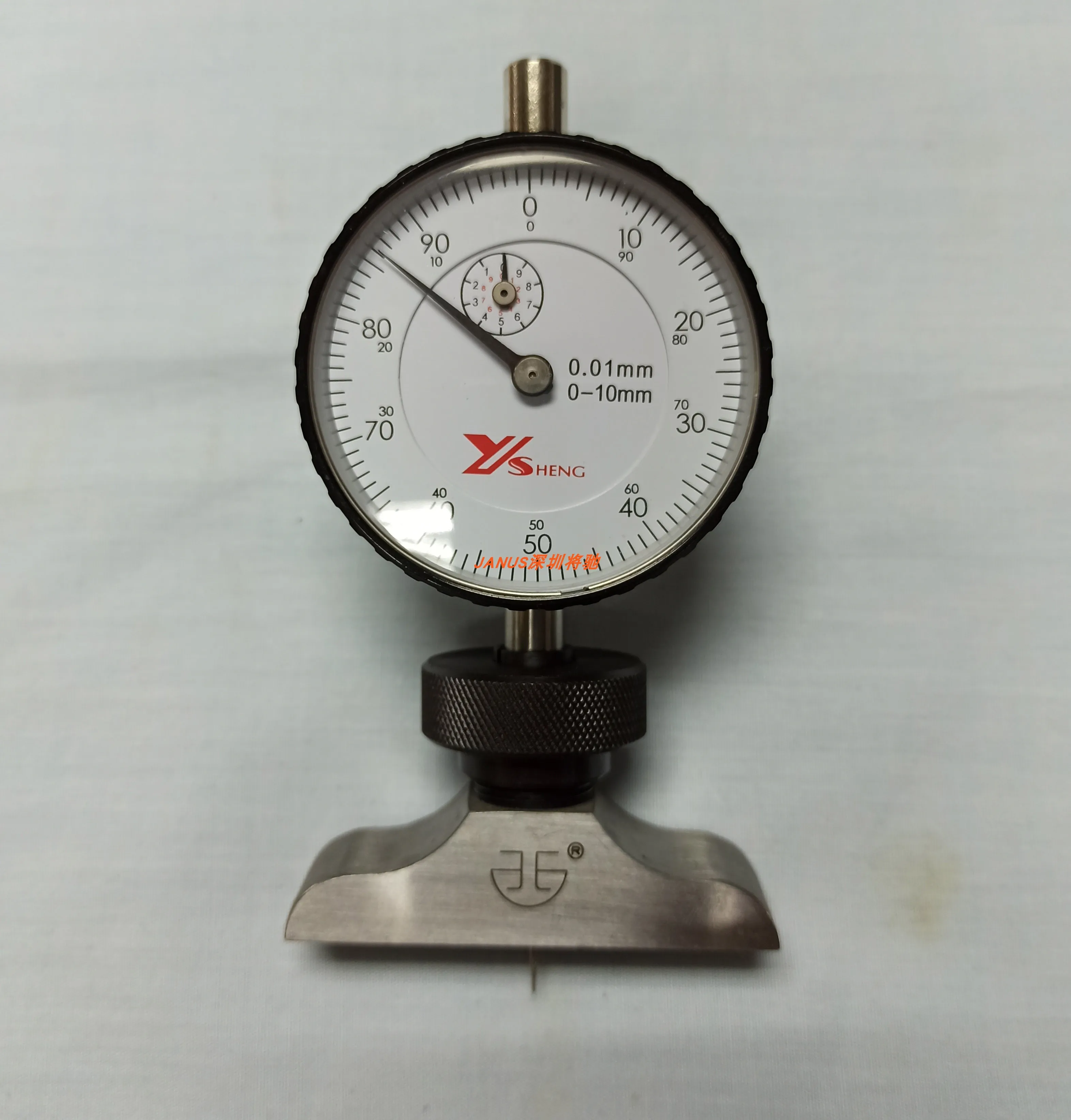 Depth Range 0~10mm Accuracy 0.01mm Groove Corrosion Scratch Copper Foil Thickness Dial Gauge Measurement Depth Table