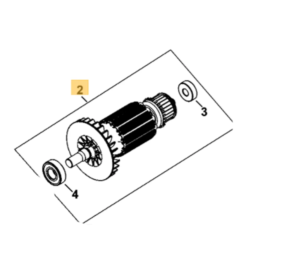 220-240V Armature Rotor For DWE560 DWE550 DWE561 DWE565 Power Tool Accessories Electric tools part