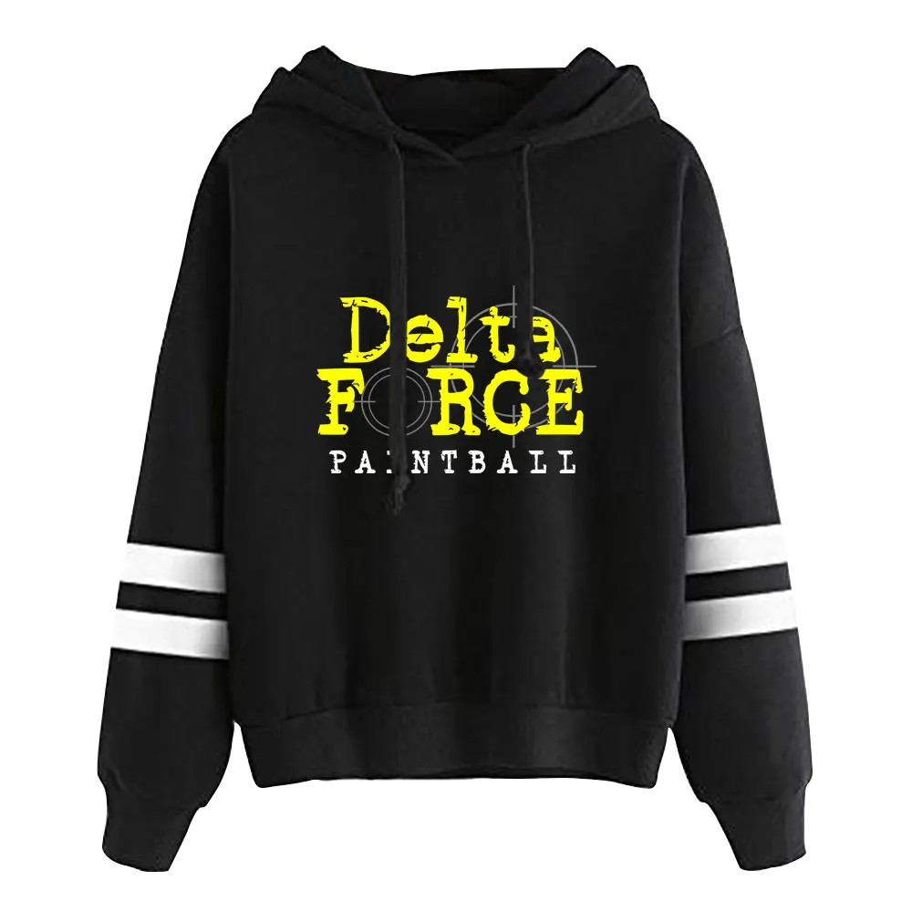 Delta Force Merch Pullovers Streetwear Sweatshirts Outerwear Women Hoodie Outwear Sweatshirt Chic