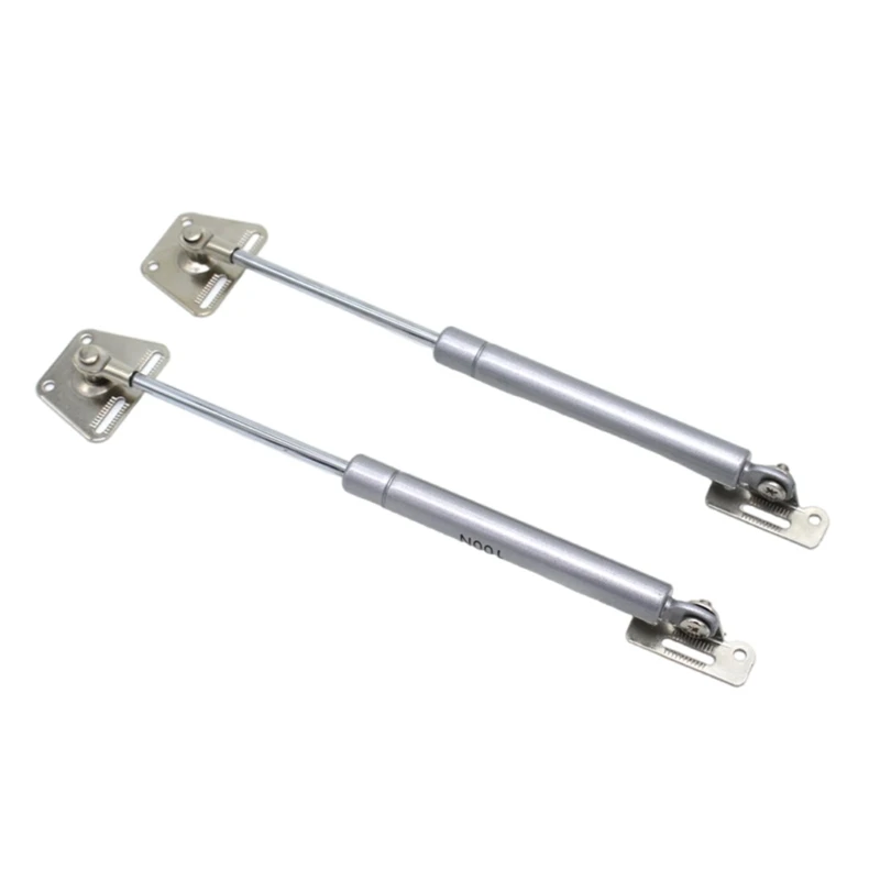 J2HB 2Pcs Furniture Gas Spring Hinges Telescopic Door Closing Pneumatic Support Rod