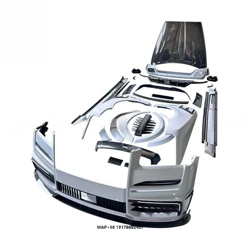 

Facelift MSY Bodykit for Rolls Royce Cullinan SUV 2024 Wide Body Kit Front Bumper Engine Hood Side Skirts Roof Wing Rear Bumper