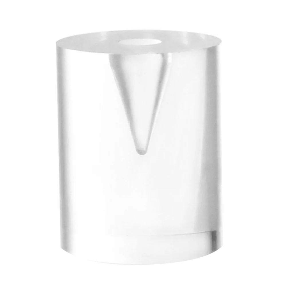 

Ice Cream Cone Acrylic Single Hole Holder 30x40mm Transparent Display Rack for Home Restaurant Dessert Table Mini Cones