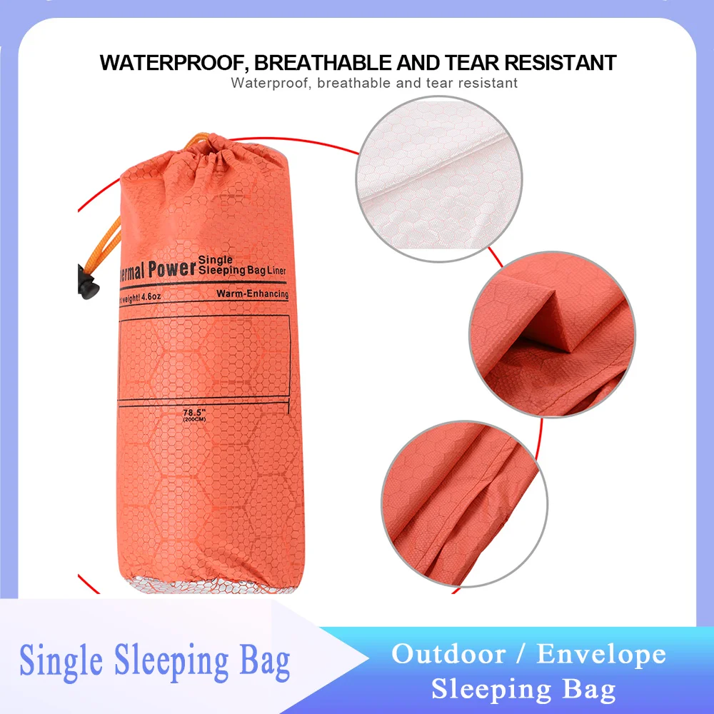 Outdoor Camping Sleeping Bag - Enkele slaapzak Buitenslaapzak Buiten Draagbaar Bergbeklimmen