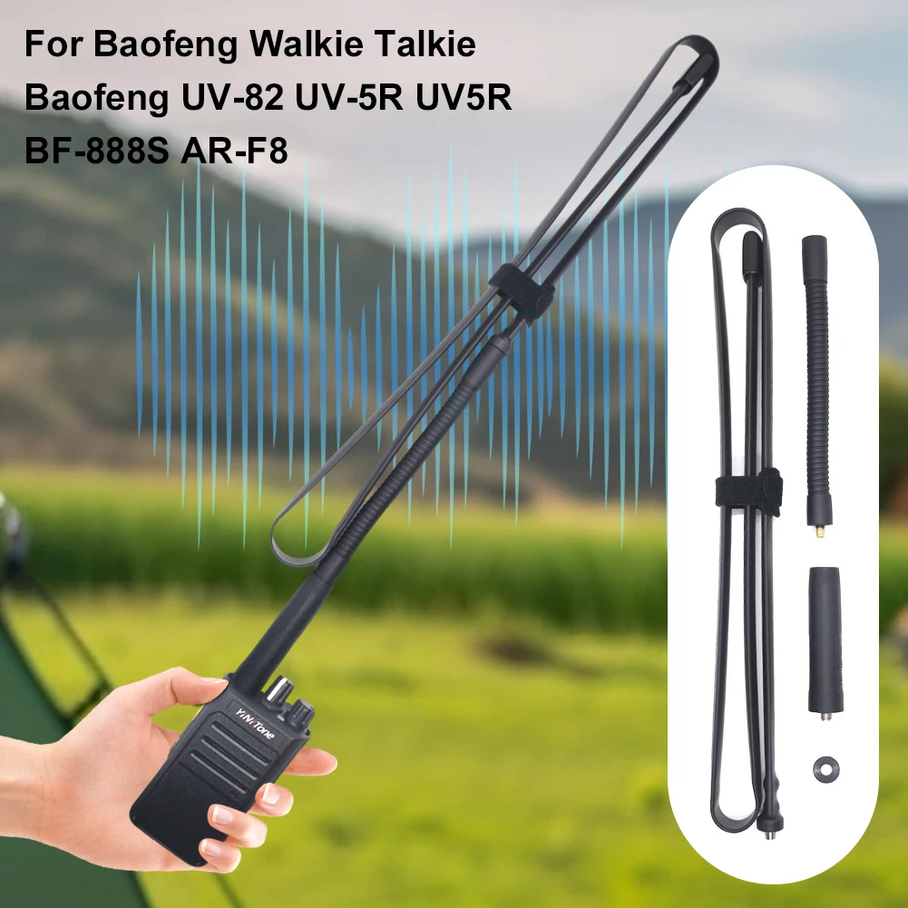CS Strategic Antenna SMA-Female Dual Band VHF UHF 136-520MHz Antenna Foldable Walkie Talkie Antenna For Walkie Talkie Radio