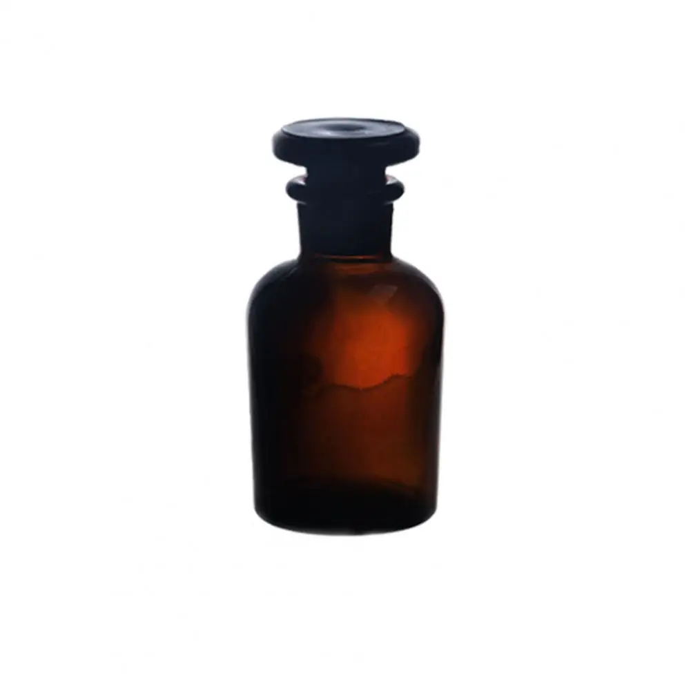 Good Storage Bottle Long Lasting Reagent Jar Multipurpose All-Purpose Empty Reagent Bottle Laboratory Jars  Stable Base