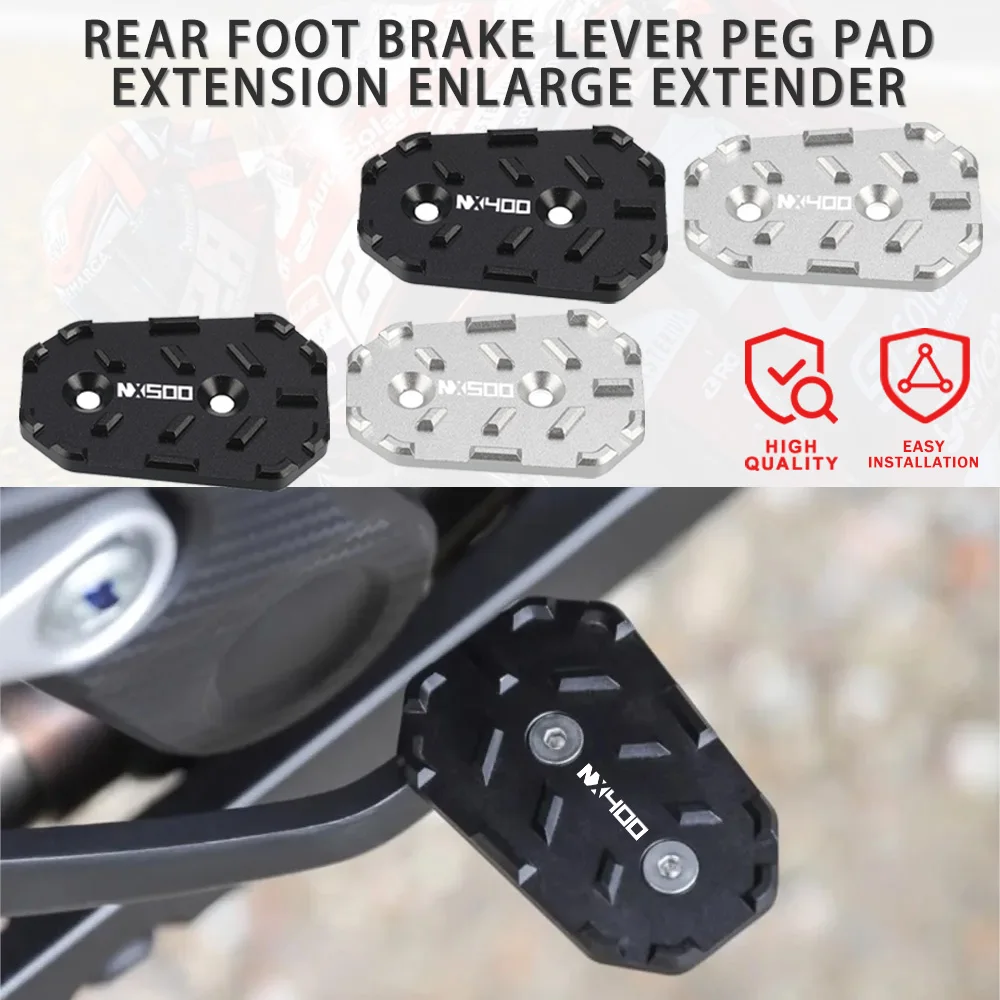 

NX400 NX500 Motorcycle Accessorie Front Foot Brake Lever Pedal Enlarger Extension Pad For HONDA NX 400 NX 500 2023 2024 2025