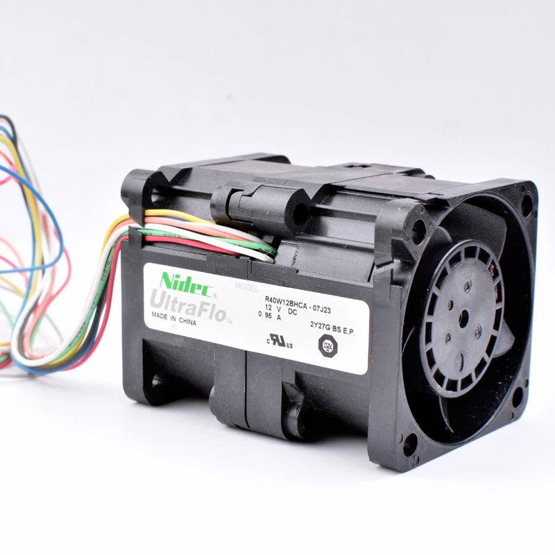 Ventola di raffreddamento del server originale R40W12BHCA-07J23 4 cm 40x40x56 mm 4056 DC12V 0,95 A