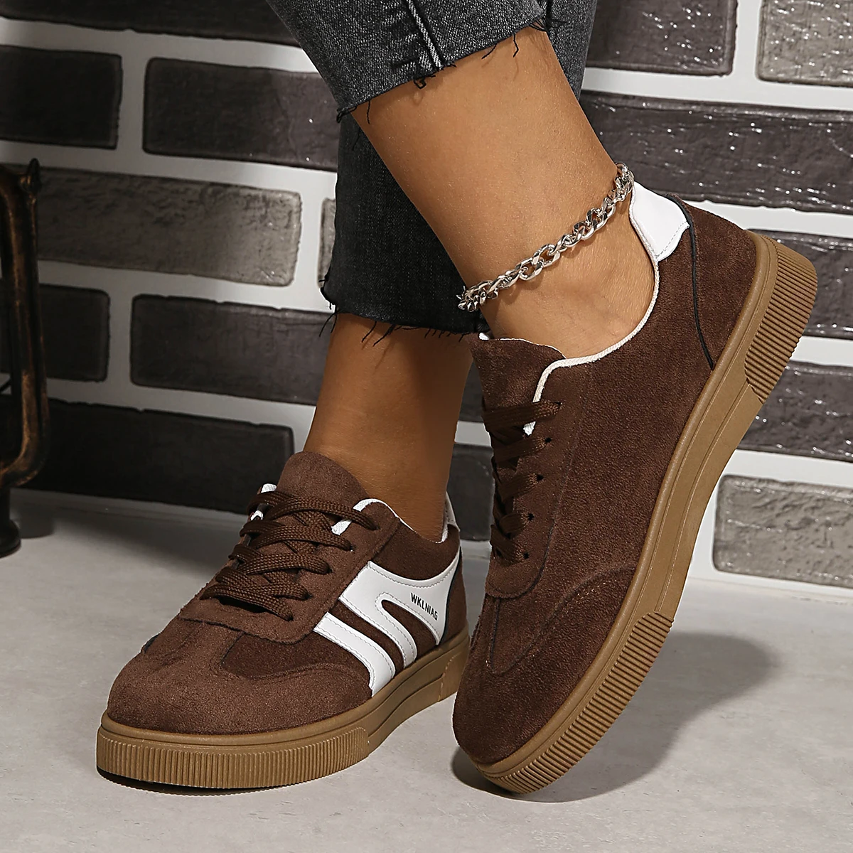 الربيع / الخريف أنيقة جولة رئيس مثير الاحذية الرياضية والترفيهية المألوف أفضل بيع أحذية نسائية مريحة جديدة