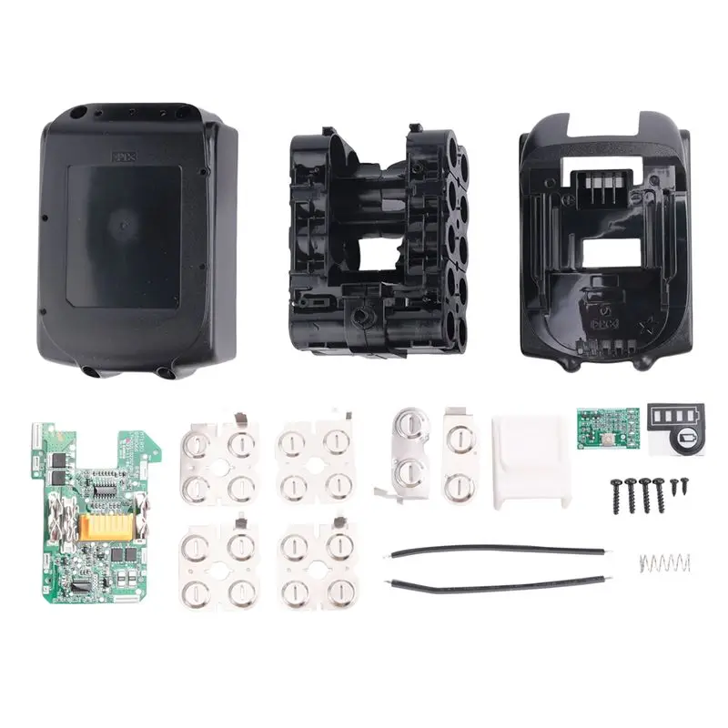 

Корпус для литий-ионного аккумулятора A55T BL1830 с платой защиты и индикатором заряда для 18В аккумуляторов BL1860