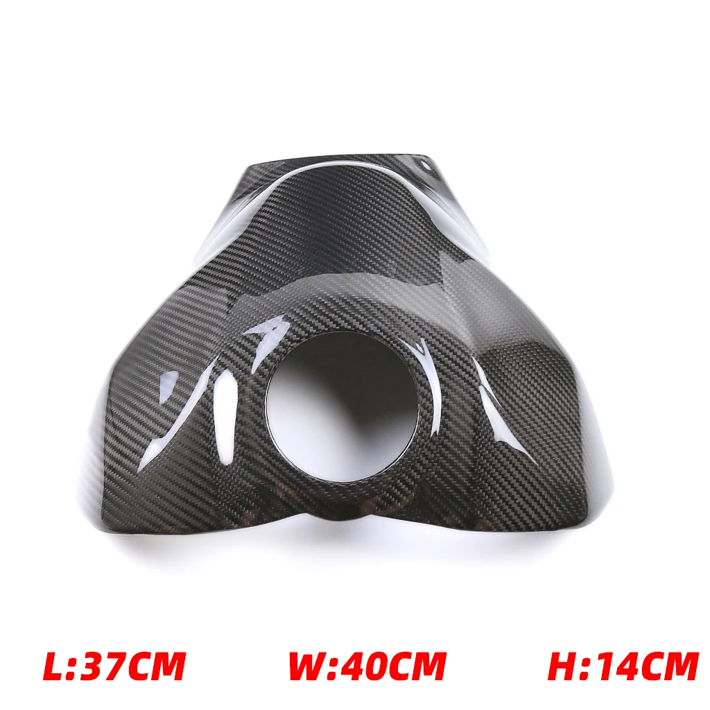 ملحق تعديل غطاء خزان من ألياف الكربون الجافة 3K نقية 100%، مناسب لهوندا CBR1000RR-R، يقلل الوزن