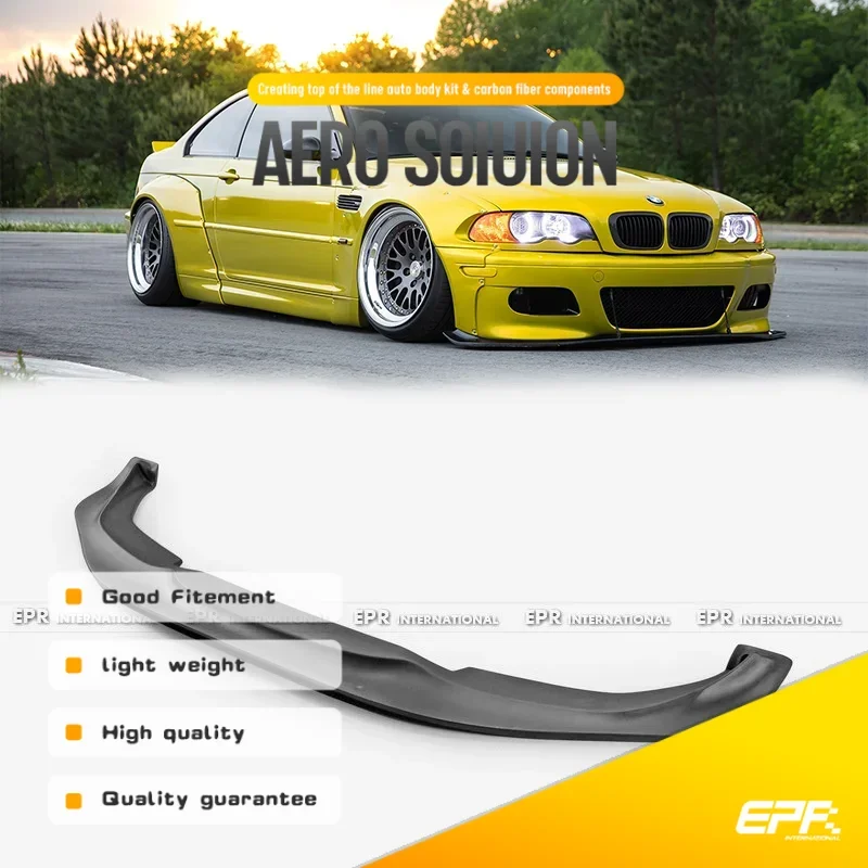 

For BMW E46 RB Style Front Lip for M3 Models - Car Body Part Automotive Accessory