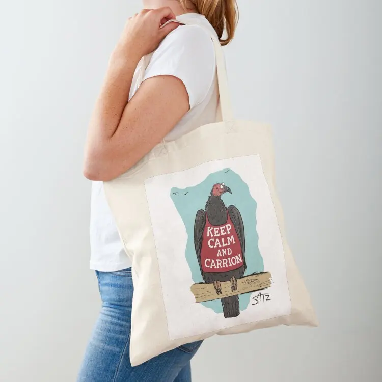 

Keep calm and carrion Tote Bag Customizable tote bag Women's beach bags the tote bag Gift bags