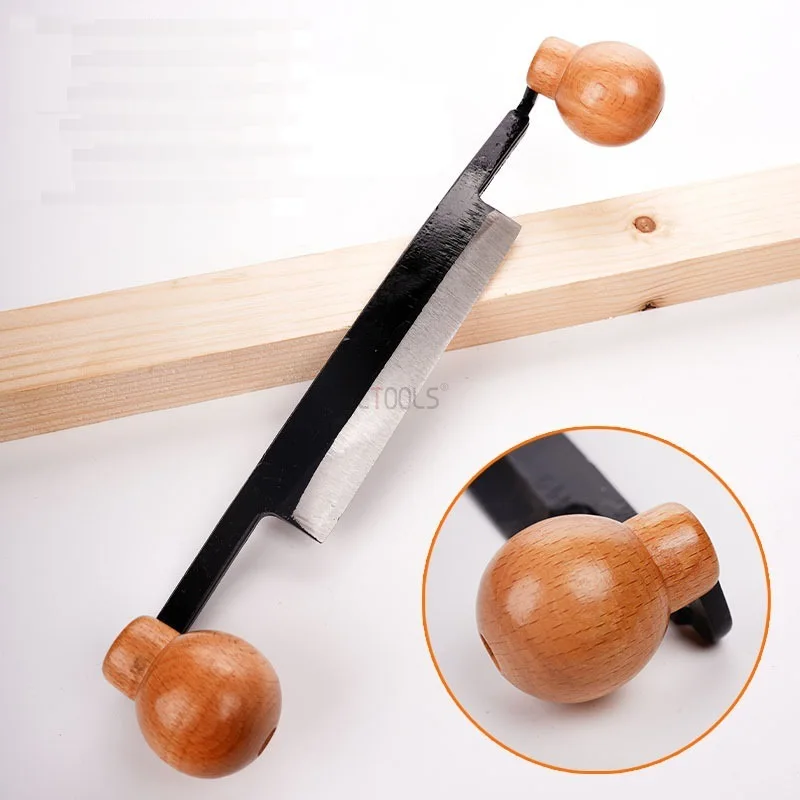 

1 шт., скребок для коры из углеродистой стали с сферической деревянной ручкой, дугообразный нож для очистки коры ручной работы, деревообработка, специальный строгальный станок для обрезки