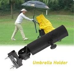 Universal Golf Cart Umbrella Holder Adjustable Golf Trolley Umbrella Stand Clip Buggy Baby Pram Wheelchair Umbrella Bracket