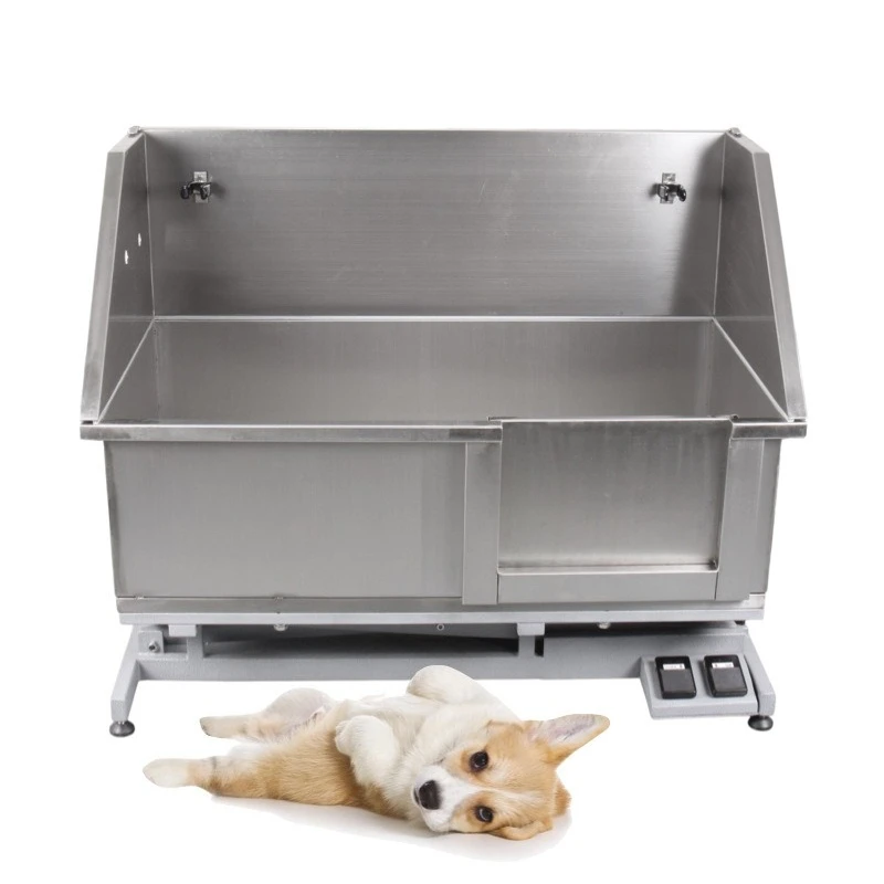 

Exit for single-door ramp stainless steel bathtub pet dog dog bath suitable for large and medium-sized dogs and cats bath