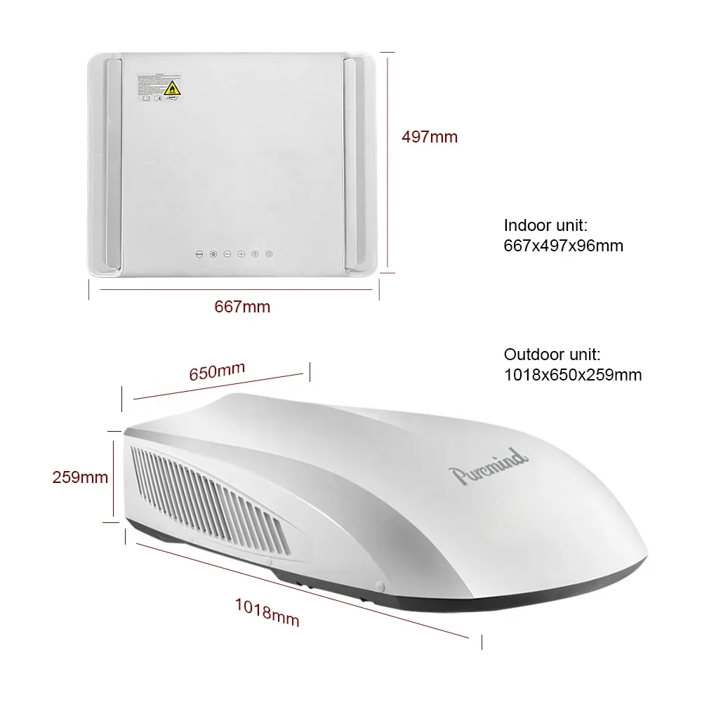 

Gree Caravan Rooftop RV Air Conditioner Cooling Heating For Motorhome Car 110V 220V 8000Btu 12000Btu Airconditioner Klimatizator