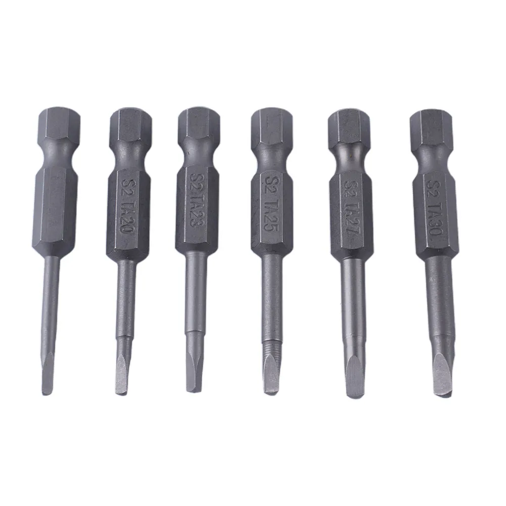 Triangle Bit Screwdriver Bits Electric Screwdriver Assembly Best Durability Easily Absorb Screws Low Wear Alloy Steel