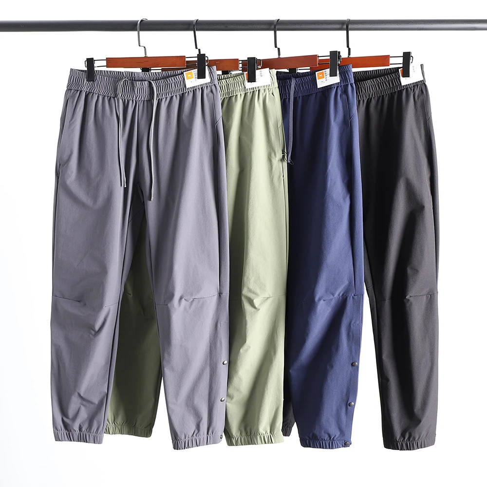 

Elastic Outdoor Sports Casual Pants Men's Summer Thin Elastic Waist Outdoor Dstring Sport Leisure Trousers Faionable Urb...