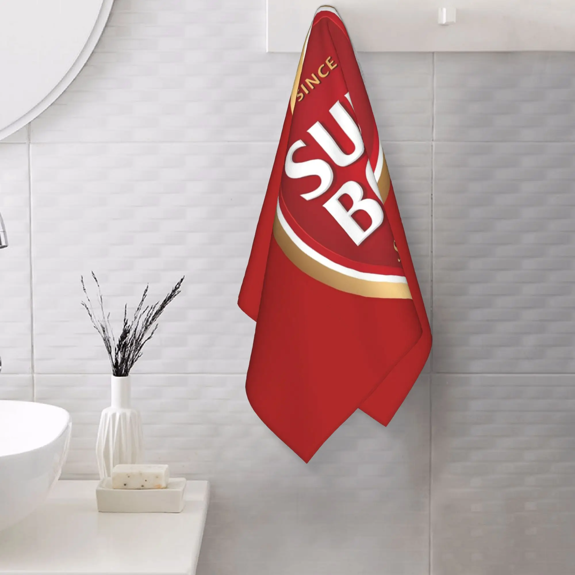 Toalla de Rostro Suave Personalizada Super Bock, Toallas de Algodón Absorbentes de Secado Rápido para Piscina y Baño