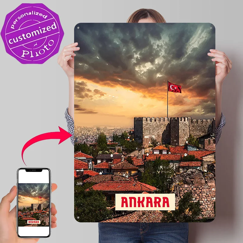 Ankara Metal Poster Perfect Gift for Fans Lovers Customized Wall Art Metal Sign for Gaming Room Decoration Man Wand Deko Bedroom