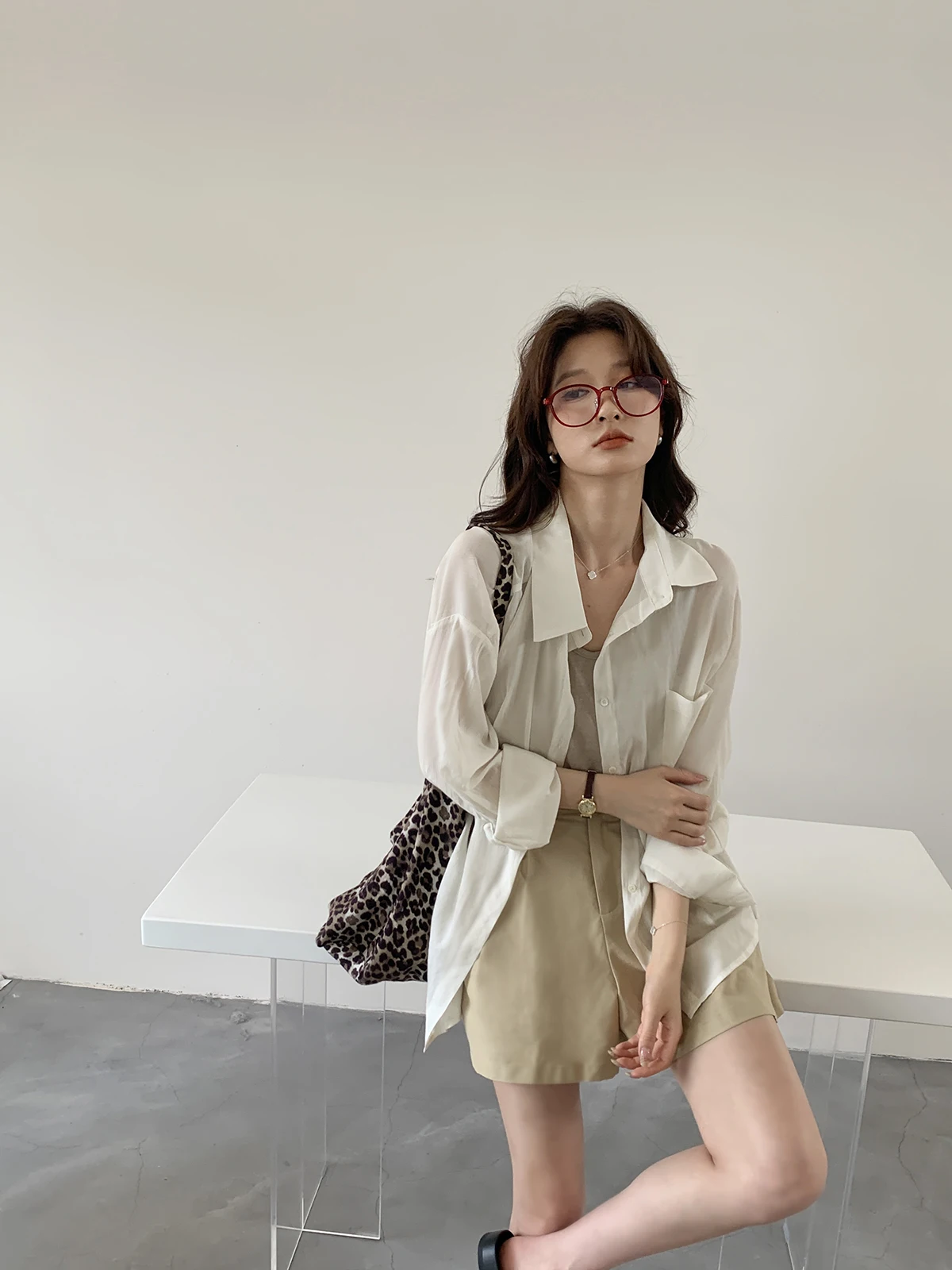 

Loose Linen Feel Sun Protection Long Sleeve Shirt Women's Weekend Casual Breathable Korean Style Spring Summer New Arrival