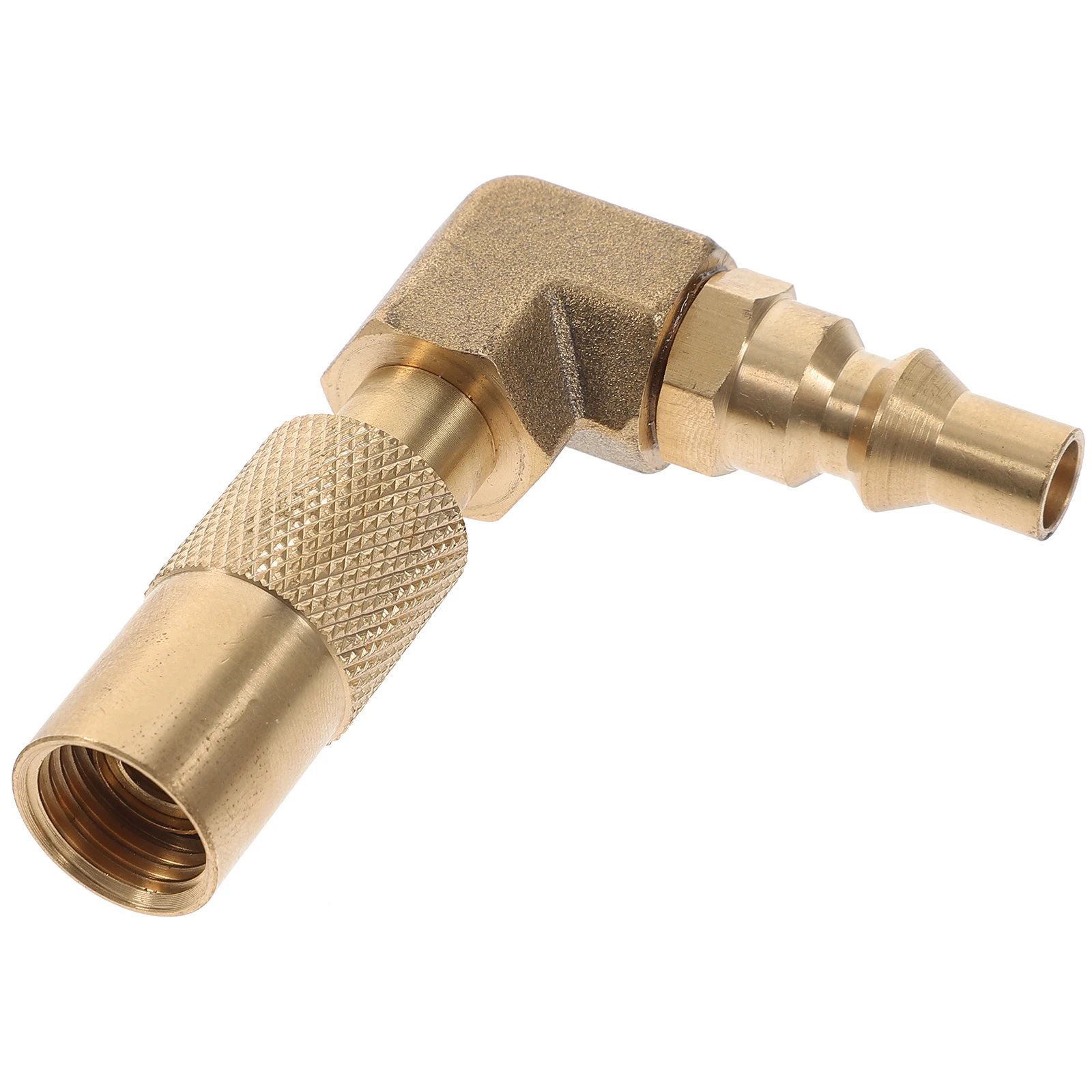 

Brass 90 Degree Gas Fittings Quick Connection Rv Propane Hose Coupler Adapter Tank Elbow Connector For Griddle Accessories