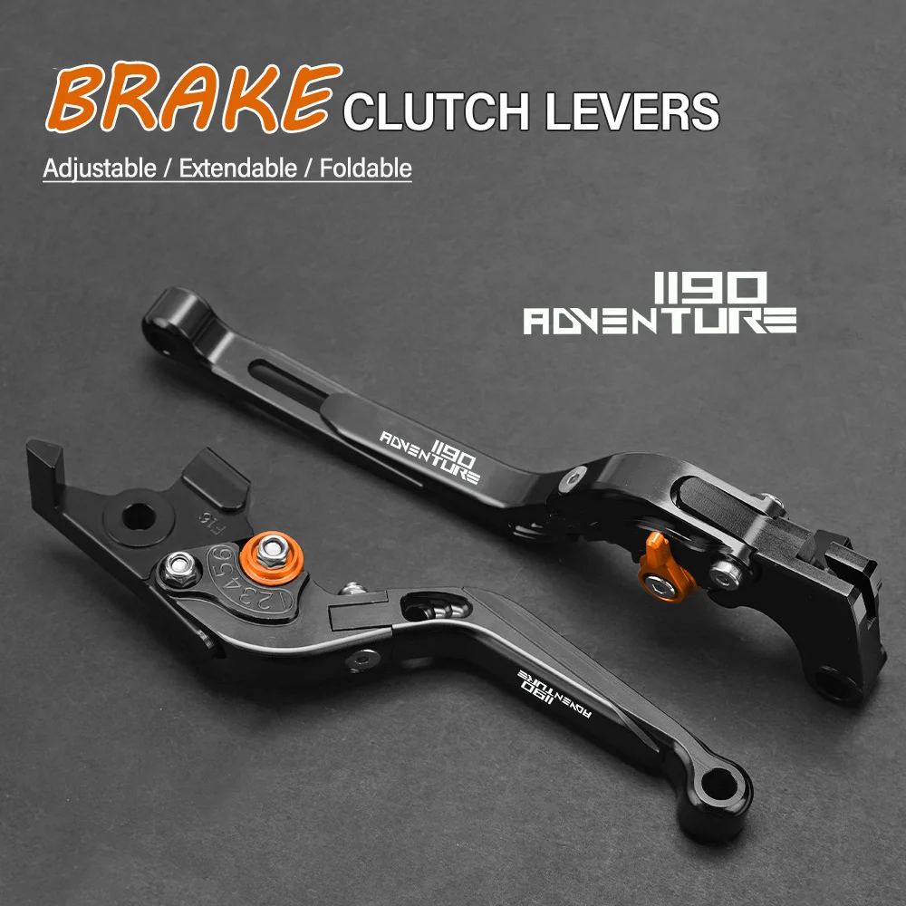 

FOR ADV 1190 AdventuRe 2013 2014 2015 2016 Motorcycle Hand Brake Clutch Adjustable Levers Handle Folding Extendable Lever grips