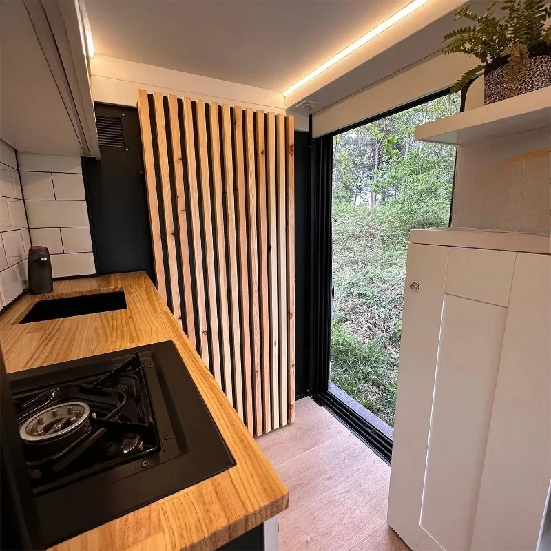 Campervan RV Campervan Body Bed Lift Kit de conversión Mini rueda Modular o para el hogar emergente