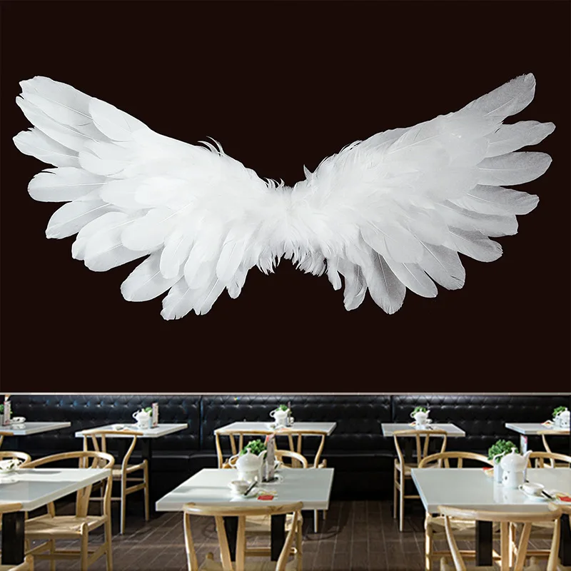 

Black And White Angel Wings Tapestry Wall Hanging Background Art Cloth Beach Yoga Mat Cloth Bedside Dormitory Decoration