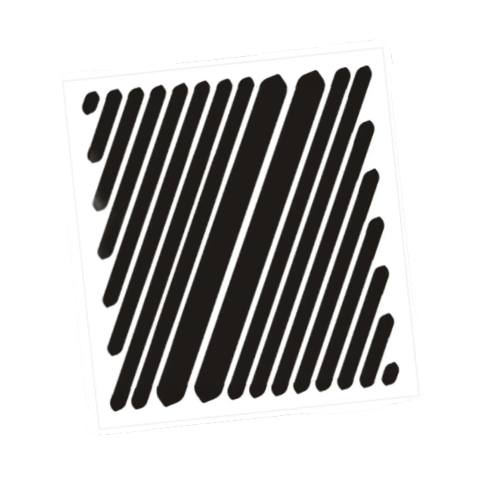 Bike Motorcycle Reflective Stickers Kit Warning Reflective Strips Soft Lightweight Versatile for Running Vests Vinyl Material