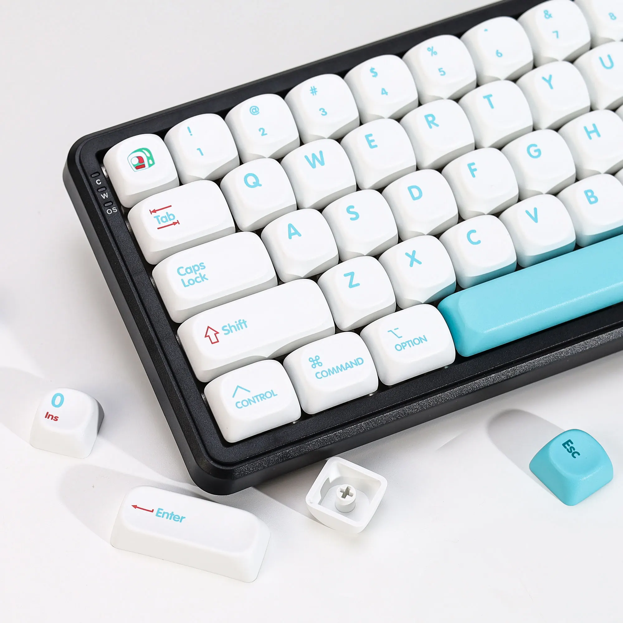 KBDiy 138 Keys Cute Sushi Theme Keycaps Custom KOA MOA Profile PBT Korean Keycap For 75 60 Magnetic Mechanical Keyboard Key Cap