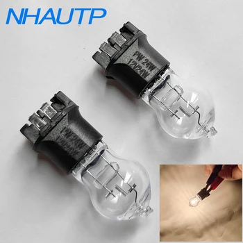 NHAUTP 1 par de bombillas halógenas blancas cálidas PW24W para Audi A3 A4 A5 VW CC Golf MK7 luces de circulación diurna DRL DHO 12V/24W
