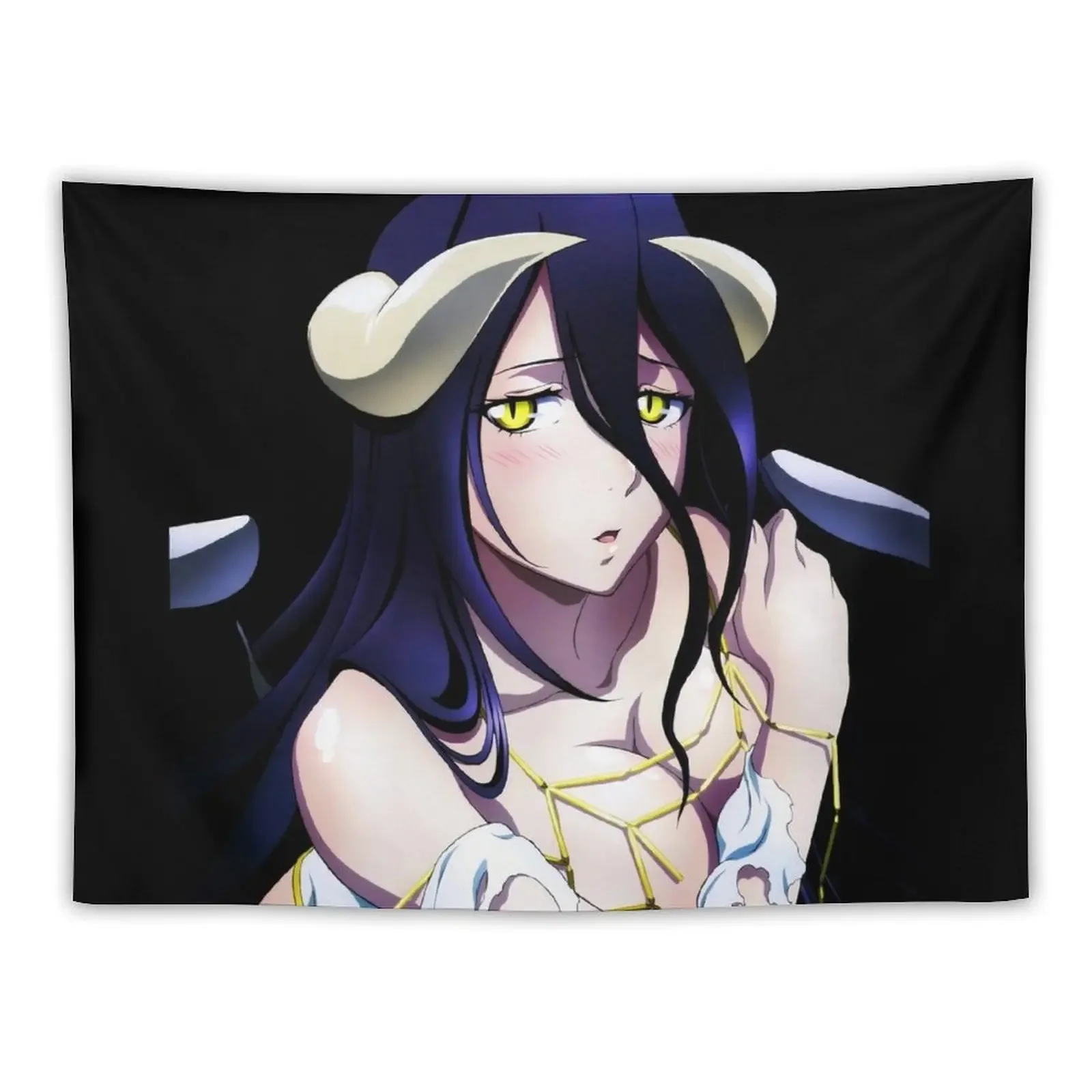 

Albedo Lewd Anime Girl Tapestry Korean Room Decor Wall Decorations Tapestry