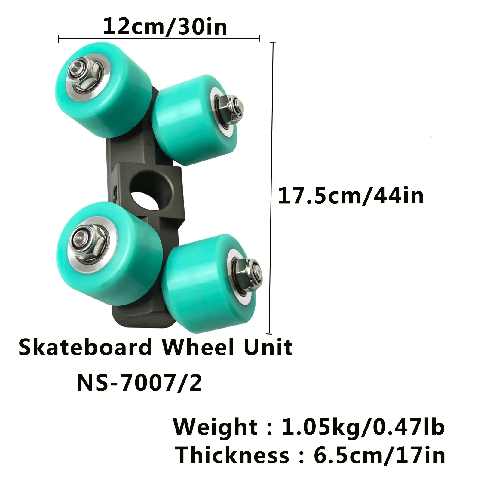 2026 Premium NSH Skateboard Wheel Unit 1*4 Camera Accessories for Turtle Base Suitable for Track Rail Photography Equipment