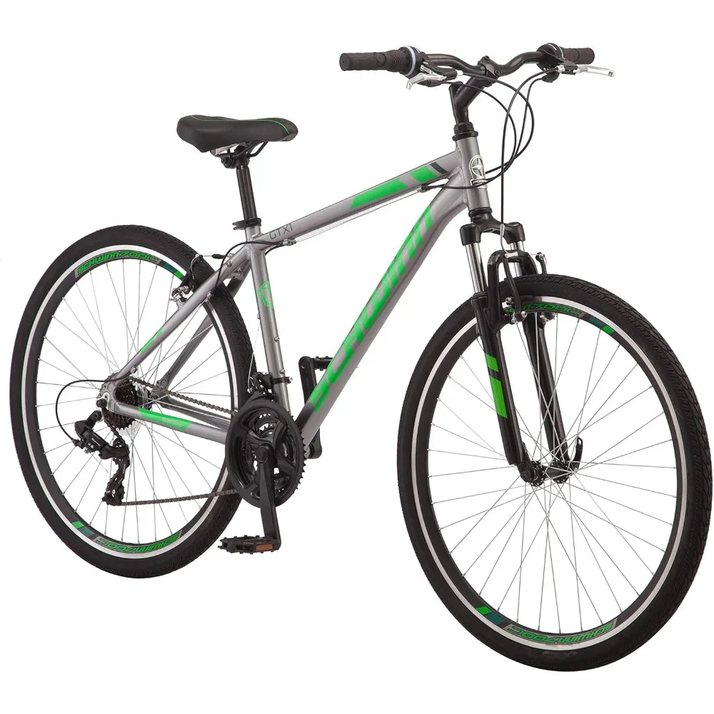 GTX-bicicleta híbrida cómoda para adultos, bici deportiva Dual, ruedas 700c, marco de aluminio ligero paso a paso o paso a paso