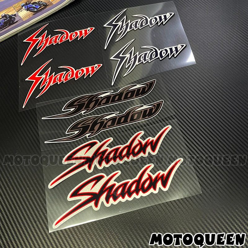 

Motorcycle Fuel Tank Pad Side Shell Wind Decor Label Logo Decals Stickers for Honda Shadow VT 750 750C 750RS 1100 VT750