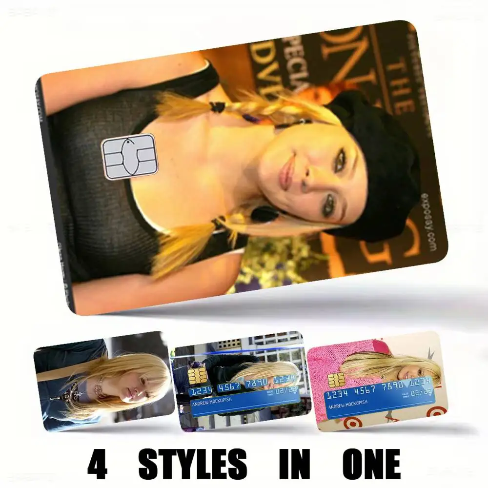 Singer Hilary-y Duff Credit Card HD Stickers Premium matte film effectively prevents fingerprints and daily abrasion.