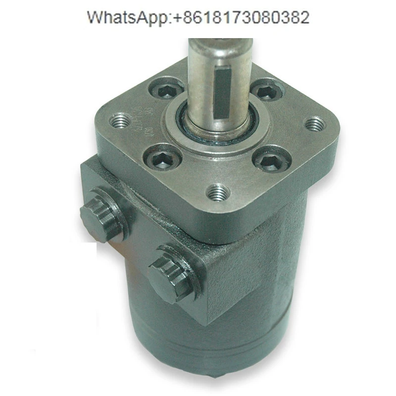 Four hole square flange installation with flat oil port BMPH-400 replacing 101 cycloidal hydraulic motor