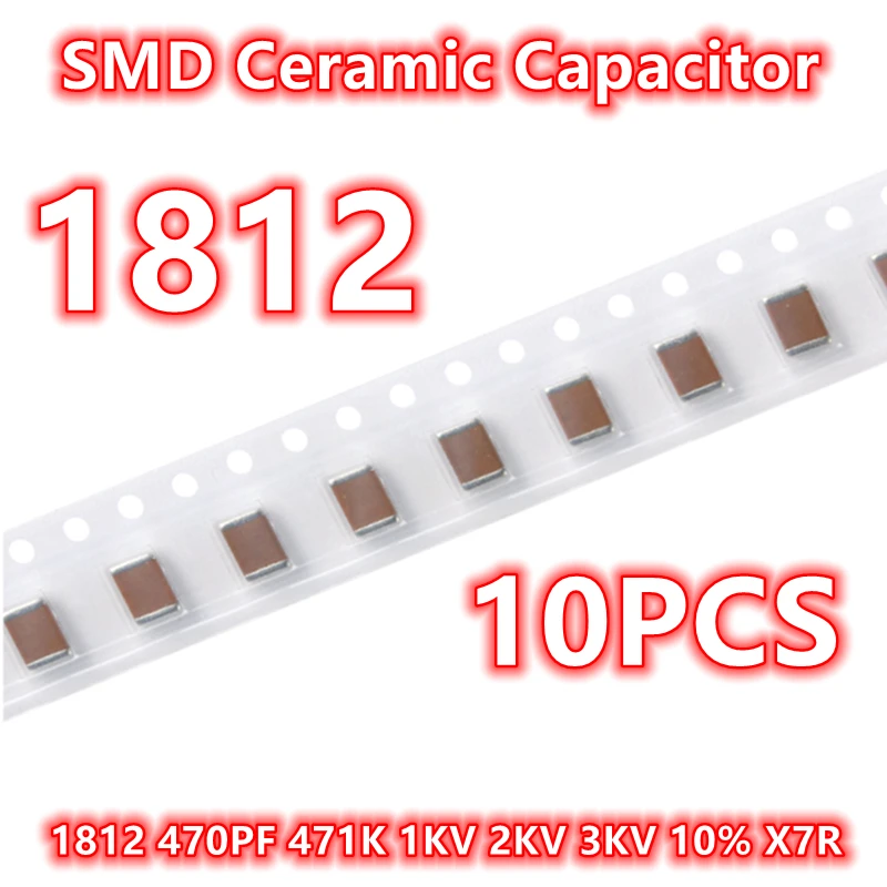(10 stücke) original 471 470pf k 1kv 2kv 3kv x7r smd keramik kondensator ic