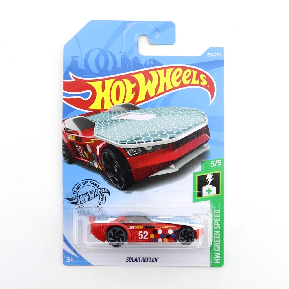 2018 SOLAR REFLEX Original Hot Wheels Mini Alloy Coupe 1/64 Metal Diecast Model Car Kids Toys Gift