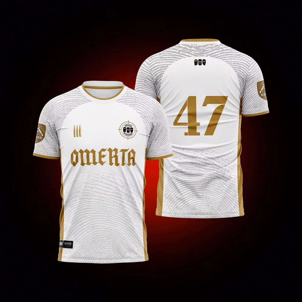 Omerta 47 Boxing Jersey Summer Outdoor Sports T-shirts Hip Hop Oversized Streetwear Fighting Fans Tops Breathable Gym T-shirt image 4