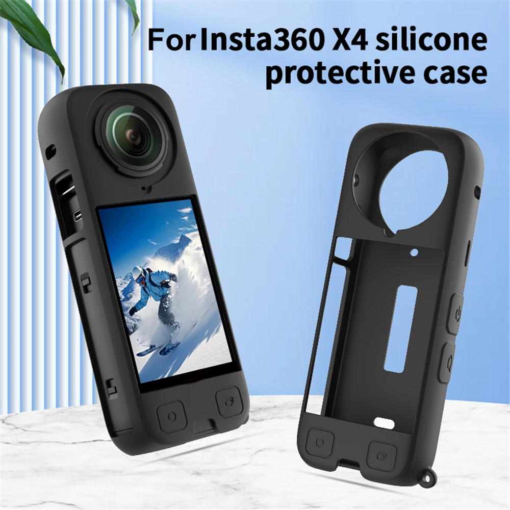 

Suitable for insta360 X4 body cover screen body silicone case case soft rubber