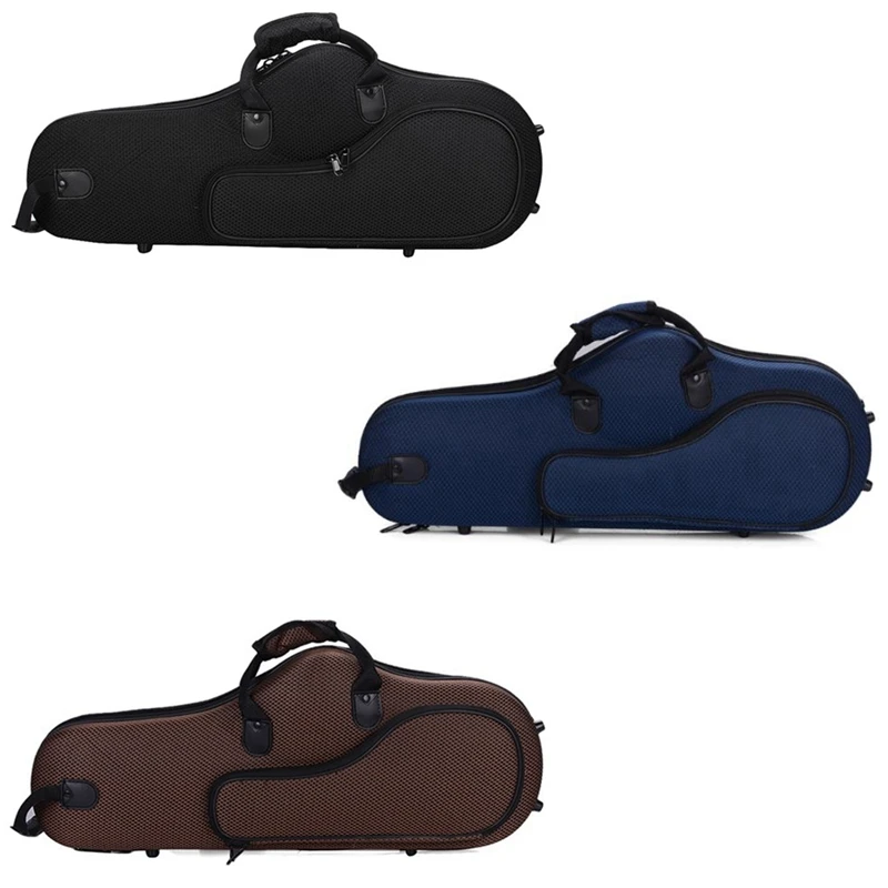 

Водный альт-саксофон из ткани Оксфорд, большая сумка-коробка для саксофона, мягкий чехол с регулируемым плечевым ремнем, черный цвет